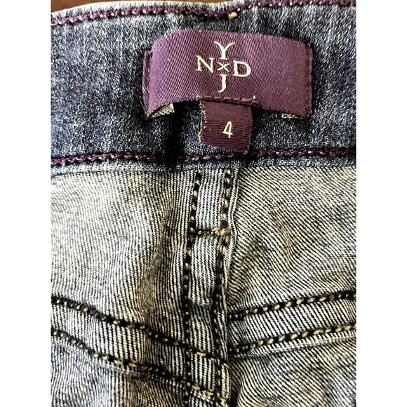 NYDJ Womens AMI Blue Jean Skinny Stretchy Leggings Size 4 - Picture 2 of 7